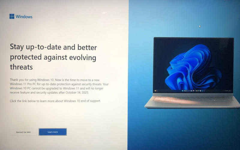 Windows 10 is End of Life soon. Ugh. Windows 10 is End of Life soon. Ugh.