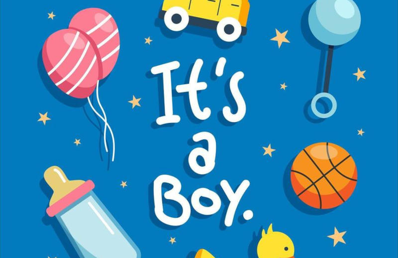 It's a boy! It's a boy!