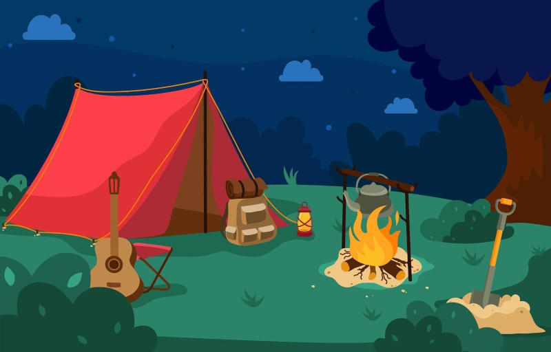 Our campsite. Okay, not really... Our campsite. Okay, not really...
