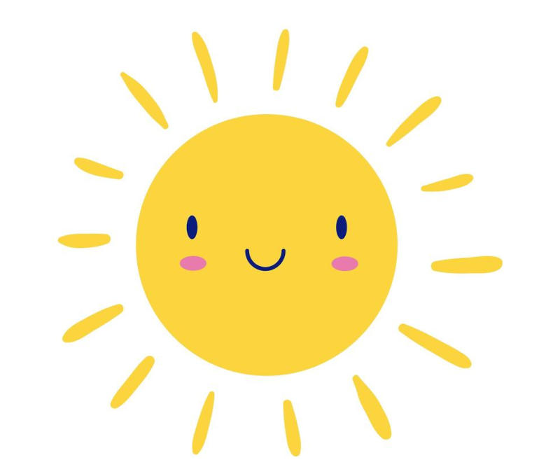 the sun comes out. the sun comes out.