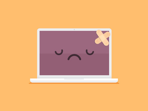 sad computer. sad service. sad computer. sad service.