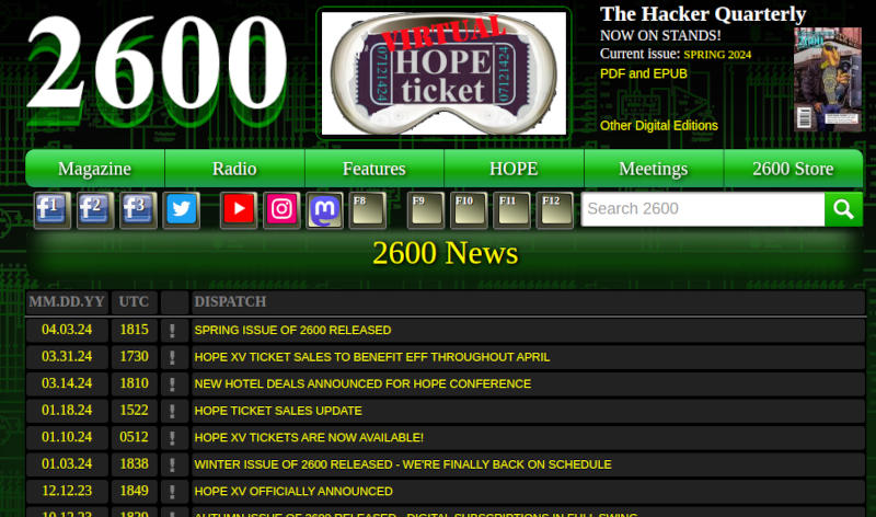 The Hacker Quarterly The Hacker Quarterly