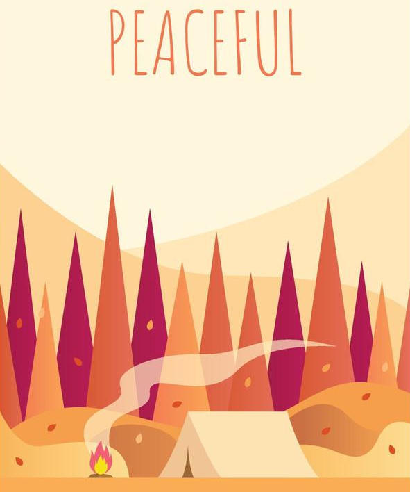 Peaceful. Peaceful.