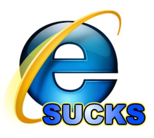 IE sucks IE sucks