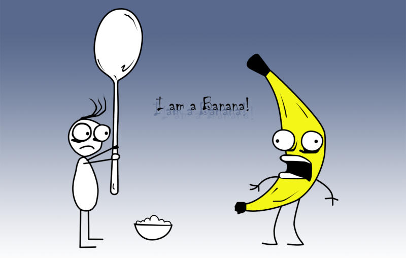 mmm data I'm a banana!