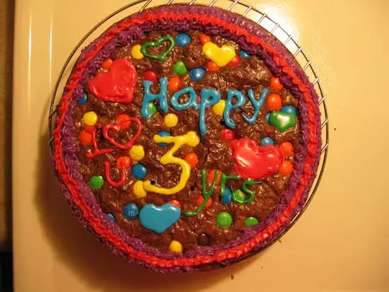 The happiest brownie in the world! The happiest brownie in the world!