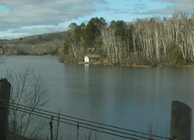 One of many beautiful lakes in the area