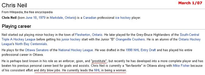 hahaโฆ.his ever changing wiki entry hahaโฆ.his ever changing wiki entry