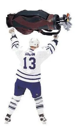 The only thing Sundin will raise this season The only thing Sundin will raise this season.