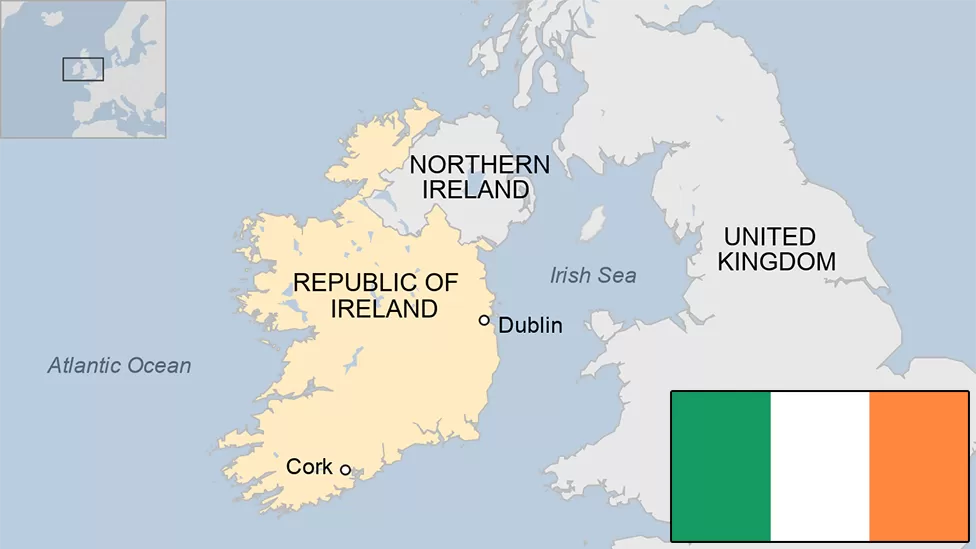 Map of Ireland Map of Ireland