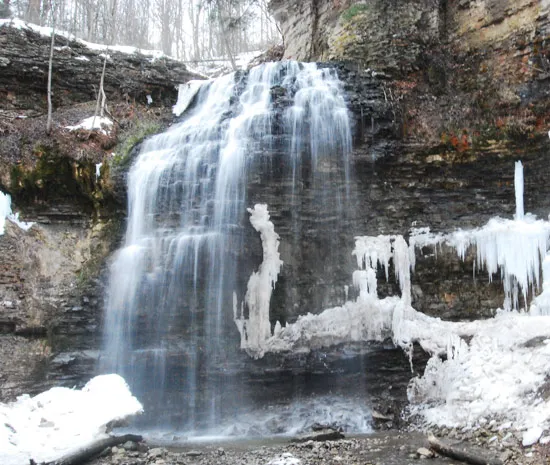 Beautiful Tiffany Falls in Hamilton, Ontario Beautiful Tiffany Falls in Hamilton, Ontario