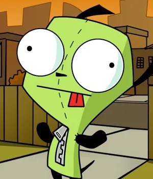 Zim’s dog Gir. Gir is funny!