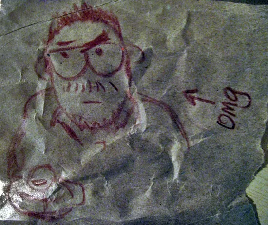 One of my co-worker did this of me. *smirk* One of my co-worker did this of me. *smirk*