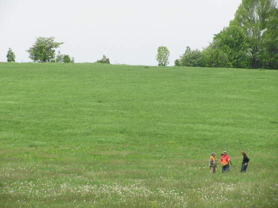 At field training outside of Fergus, ON.