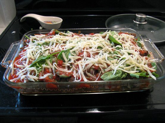 My first lasagna. Mmmmm! My first lasagna. Mmmmm!
