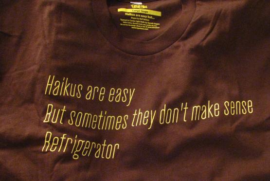 One of my prezzies was a shirt from Threadless. This shirt is teh awesome. One of my prezzies was a shirt from Threadless. This shirt is teh awesome.