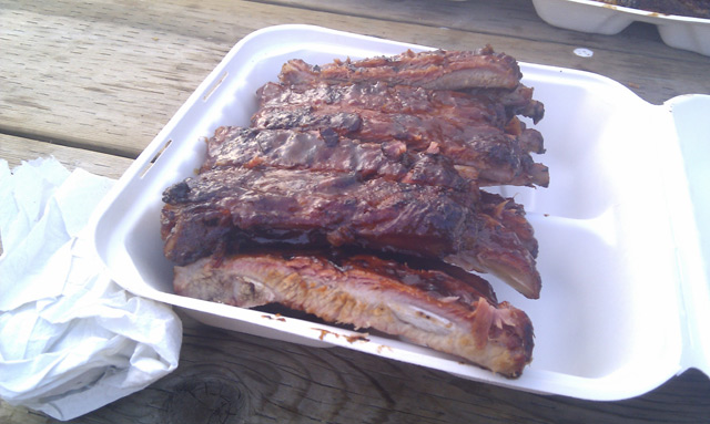 Yummy. Ribs. Yummy. Ribs.