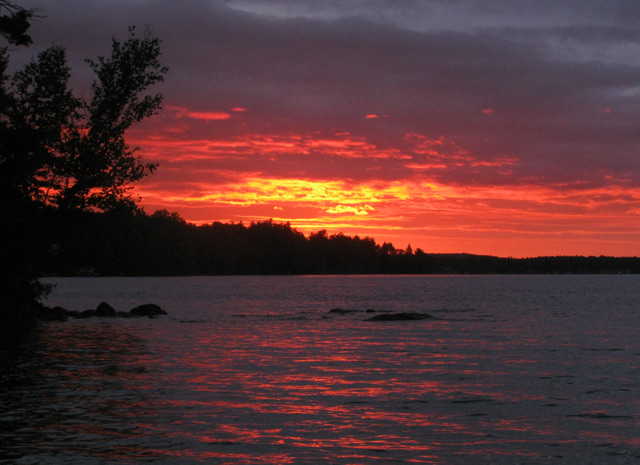 Round Lake sunset 2011 Round Lake sunset 2011