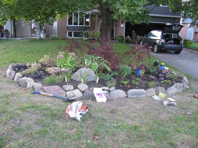 Behold… the new garden in all its splendor Behold… the new garden in all its splendor
