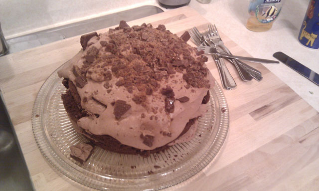 Yes want skor cake Yes want skor cake