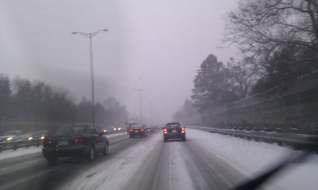 OMG SNOW! Everyone panic! OMG SNOW! Everyone panic!