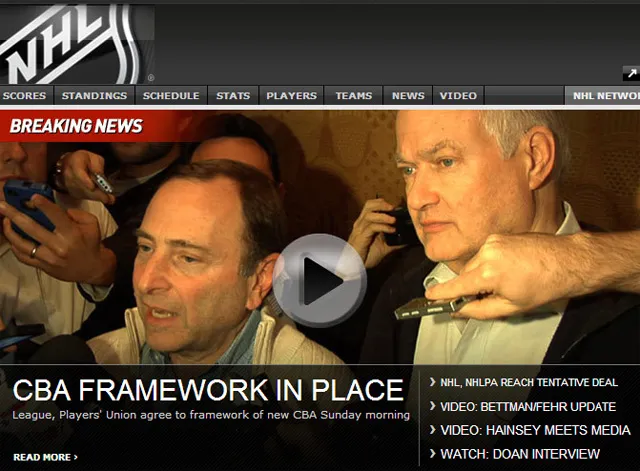 NHL CBA blah blah blah! NHL CBA blah blah blah!