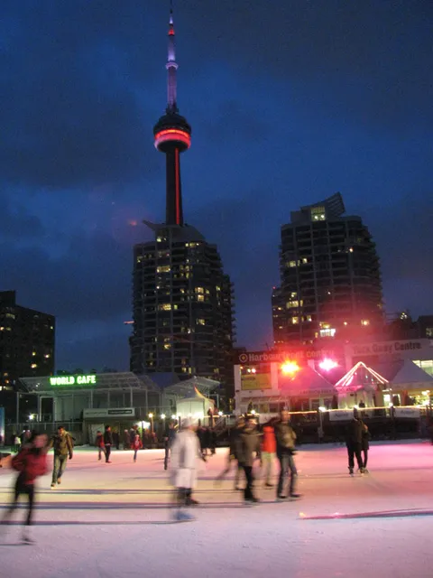Skating by the Harbourfront, Toronto Skating by the Harbourfront, Toronto