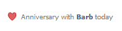 One year! One year!