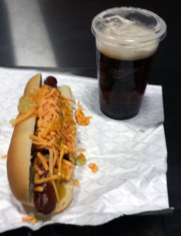 For around $27 you can get a beer and a hotdog at the ACC. Yup… For around $27 you can get a beer and a hotdog at the ACC. Yup…