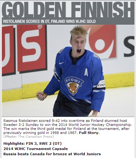 Finns win Gold! Finns win Gold!