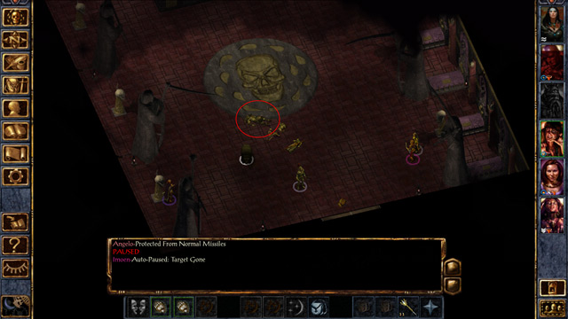 Baldurโs Gate Enhanced Edition โ Dead Sarevok circled Baldurโs Gate Enhanced Edition โ Dead Sarevok circled