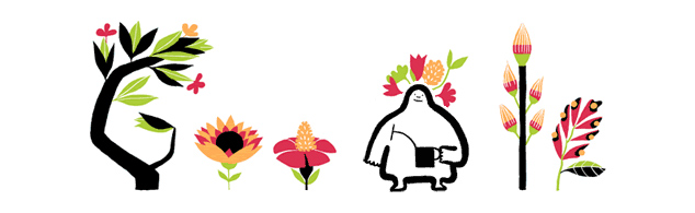 Googleโs Spring doodle Googleโs Spring doodle