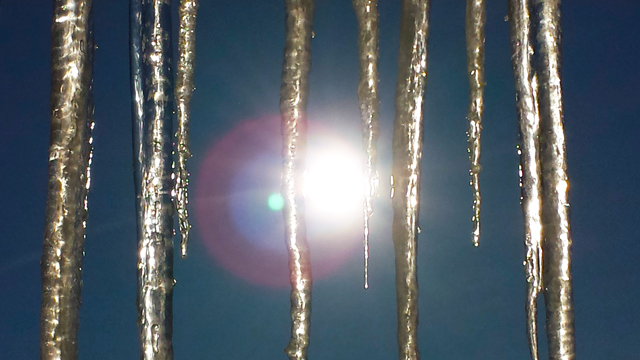 Hopefully the final icicles of this Winter Hopefully the final icicles of this Winter