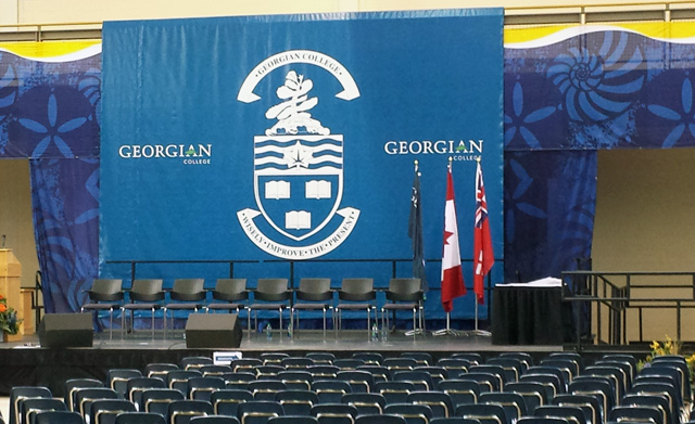 Graduation hall at Georgian Graduation hall at Georgian