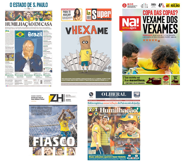 โฆand the Brazilian newspapersโ reaction. Ugh. โฆand the Brazilian newspapersโ reaction. Ugh.