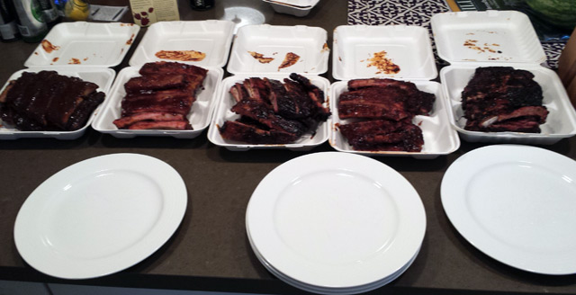 The score from this year’s ribfest.. The score from this year’s ribfest.