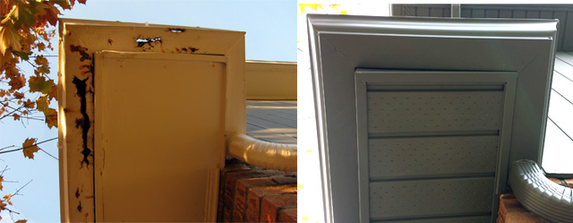 Eaves. Before and After. Eaves. Before and After.