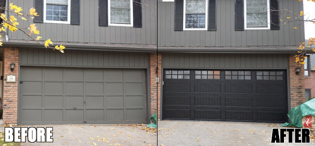 Garage: Before and After Garage: Before and After