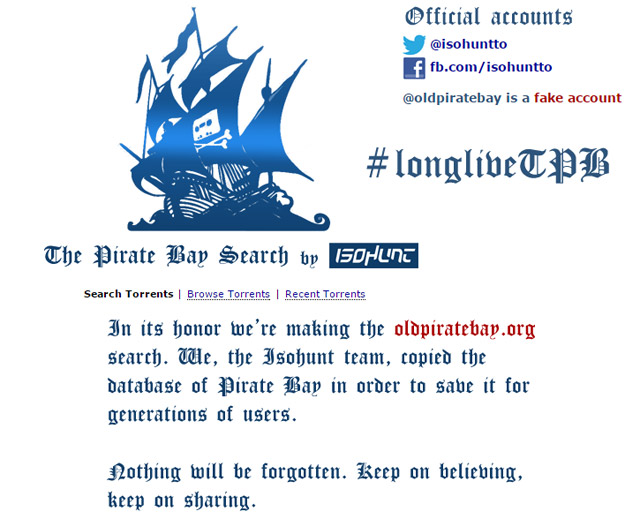 Old Pirate Bay ๐ Old Pirate Bay ๐