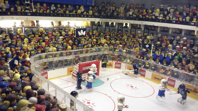 Lego ACC. Leafs losing by 3 in the 3rd as expected. Lego ACC. Leafs losing by 3 in the 3rd as expected.