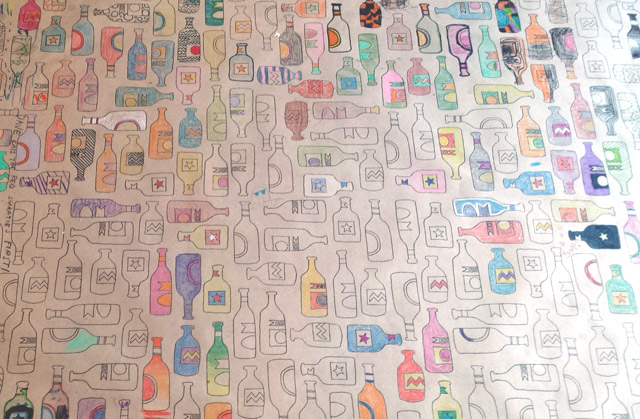 Yes. Finally retiring the โpaper bottle table runnerโ. Thanks to all the artists who decorated the many bottles!
Yes. Finally retiring the โpaper bottle table runnerโ. Thanks to all the artists who decorated the many bottles!
