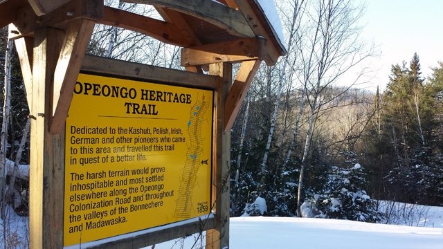 Opeongo Heritage Trail Opeongo Heritage Trail