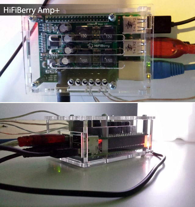 My HiFiBerry Amp+ My HiFiBerry Amp+