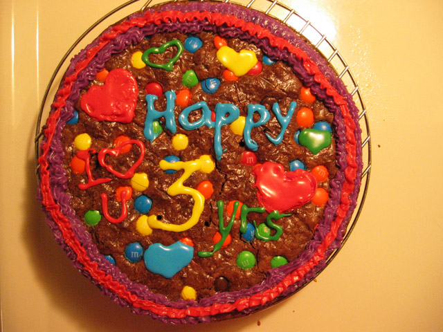 3 years together. :) 3 years together. :)