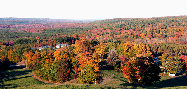 The view from the hill at Horseshoe Valley The view from the hill at Horseshoe Valley