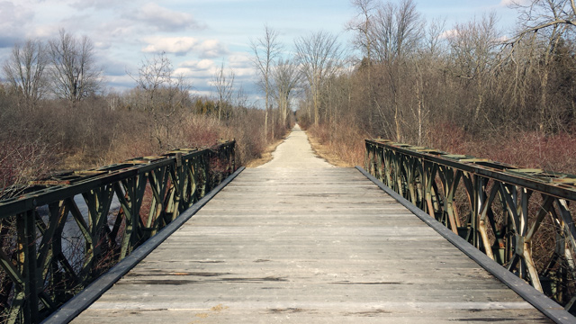 One of the longer bridges. One of the longer bridges.