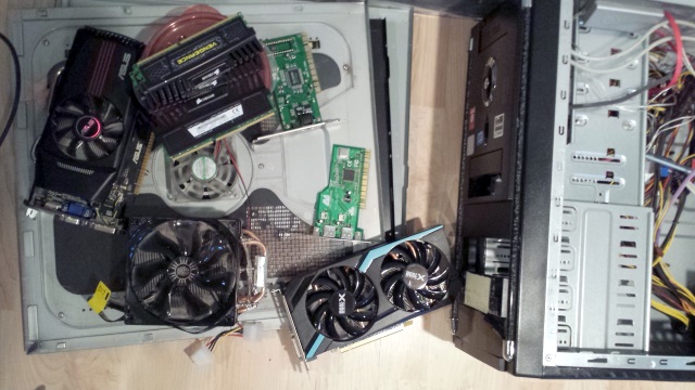 Assorted parts of my gaming (main) computer… Assorted parts of my gaming (main) computer…
