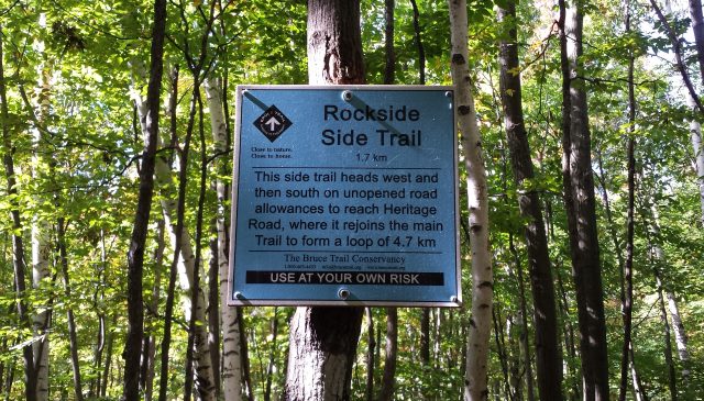 Rockside Bruce Trail Side Trail Rockside Bruce Trail Side Trail