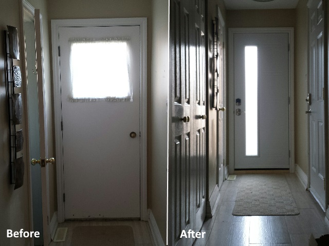 Before and After โ The new door Before and After โ The new door