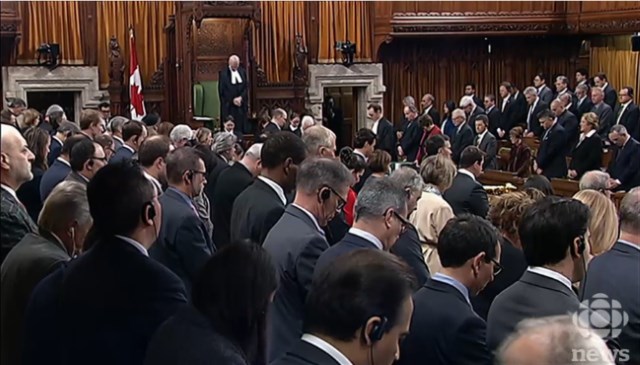 A moment of silence for Canada A moment of silence for Canada